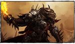  feline guild_wars guild_wars_2 male mammal rytlock_brimstone solo unknown_artist video_games warrior 