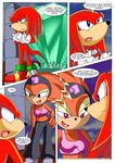  comic echidna female knuckles_the_echidna male mobian mobius_unleashed sega shade_the_echidna sonic_(series) 