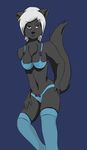  canine dusk-runner female fox kurai skimpy solo underwear 