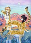  bathing blush breasts chakat cheetah couple feline herm intersex kacey penis taur water 