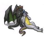  asphyxiation choking dragon eyes_closed kill male rope scalie snuff white_background 