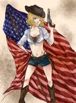  1girl america_(hetalia) american_flag artist_request axis_powers_hetalia blonde_hair female genderswap looking_at_viewer solo 