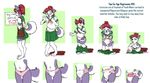  cub diaper dog female green_eyes hair husky infantilism kalida kammypup long_hair mammal purse red_hair skirt surprise transformation young 