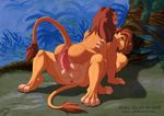  aledonrex anal anus balls butt cum dad disney father feline gay incest lion male mufasa muscles penis sex simba son the_lion_king 