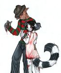  clothing female freddy_krueger hat holly_massey lemur male nightmare_on_elm_street pants shirt tail zeriara_(character) 