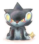  ambiguous_gender low_res luxray mikazuki_karasu nintendo plain_background pok&#233;mon pok&eacute;mon solo video_games white_background 