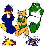  avian bird canine falco_lombardi fox fox_mccloud hypnosis penis slippy_toad star_fox toad video_games 