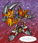  canine fox machine male mecha metal miles_prower robot solo sonic_(series) spikes trakker 