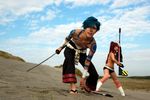  cosplay couple kamina lowres photo tengen_toppa_gurren-lagann tengen_toppa_gurren_lagann yoko_littner yoko_ritona 