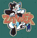  2009 badge cat feline magrcon male pawpads solo zander 