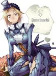  bad_id bad_pixiv_id blonde_hair bnahabra_(armor) hat kibanda_gohan monster_hunter monster_hunter_portable_3rd solo yellow_eyes 