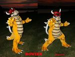  bowser dragon fursuit horns koopa male mario midori8 real red_eyes scales shell solo 