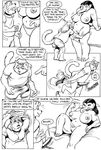  anthro balls bbw breasts brown_wantholf canine_penis chubby elephant fat female karno knot male mammal nipples nude overweight penis straight talking_penis two_ton_tina two_tons_of_fun 
