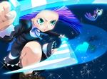  glowing naa panty_&amp;_stocking_with_garterbelt solo stocking_(psg) sword weapon 