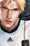  axis_powers_hetalia blonde_hair damn_you_paul_^^ determination football germany_(hetalia) jersey worldcup_2010 