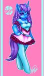  aja_abad breasts equine female hair hooves horse looking_at_viewer my_little_pony my_little_pony_tales open_mouth pony solo standing tail 