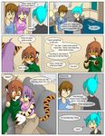  anthro comic female flora_(twokinds) human kate_summers keidran lesbian phillip_brown tom_fischbach trace_(twokinds) twokinds yosh!_comics 