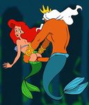  ariel disney king_triton tagme the_little_mermaid 