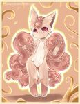  anthro canine fox kitsune looking_at_viewer mammal midna01 multiple_tails nintendo pok&#233;mon pok&#233;morph pok&eacute;mon solo standing tail video_games vulpix 