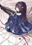  bad_id bad_pixiv_id black_hair dress expressionless gokou_ruri gothic_lolita lolita_fashion long_hair mole mole_under_eye no_nose ore_no_imouto_ga_konna_ni_kawaii_wake_ga_nai pantyhose red_eyes shrie sitting solo 