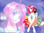  barefoot blurry feet legs macross macross_7 mylene_jenius pink_hair third-party_edit wallpaper zoom_layer 