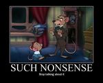  basil books caption clothed colored cub disgusted framed grandfather_clock looking_at_each_other motivational_poster mouse night nonsense rodent sitting smile suit tails the_great_mouse_detective 