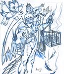  2008 biyomon blackandwhite burned cage collar digimon feathers female gatomon male misterd multiplewings patamon phoenix series size_difference sketch waving what wings 