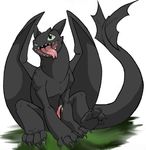  dragon feral how_to_train_your_dragon male nude penis precum scalie solo toothless 