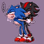  &hearts; anal anal_penetration bent_over black blue blush chest_tuft cum cumshot doggy_position drool erection from_behind gay green_eyes hedgehog humanoid_penis invalid_tag karlo male orgasm panting penetration penis pleasure red_eyes red_markings saliva sex shadow_the_hedgehog sonic_(series) sonic_the_hedgehog sweat tail 