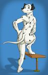  adam_wan balls butt canine dalmatian dog looking_at_viewer male owen_(character) solo 