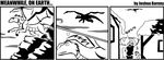  black_and_white comic dragon mekoryuk monochrome scalie scat 