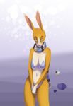  bottomless bra female lagomorph rabbit ritts scarf solo yellow 
