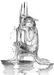  bathing canine eyes_closed female mekoryuk nude shower solo water wet_fur 