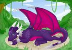  blackfury cynder dragon female feral lying scalie solo spyro_the_dragon suggestive 