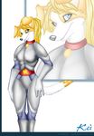  blue_eyes breasts canine clothing cosplay dog female frisket hair kei melissa_o&#039;brien pose solo tail unconvincing_armour 