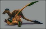  2010 artonis ass_up dinosaur doggy_position eyes_closed female feral from_behind knot male on_front penetration penis pussy raptor scalie sex straight vaginal vaginal_penetration 