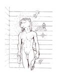  1999 associated_student_bodies caught_on_camera chris_sawyer daniel_king eyes_closed feline flaccid lion male nude penis shower solo wet 