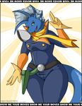  2007 blue captain_falcon cosplay crest dragon f-zero female holster javanshir lakebound scalie scarf solo uniform video_games 