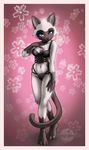  2010 abluedeer cat cute feline female siamese simple_background skimpy solo straps 