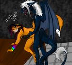  canine doggy_position dragon female fox male scalie sex shadowkira555 straight table 