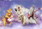  band bass cats guitars like_to_singa microphone singers 