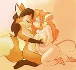  2008 canine couple female fingering fox francine jonas kneeling lesbian marceline masturbation mouse nude rodent simple_background 