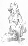  2007 breasts clitoris female gilda_laura_rimessi hyena necklace nude piercing pussy sketch solo 