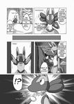  comic doujin female kurohane_karasu lopunny lucario male pok&eacute;mon straight 