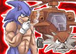  badass canine cigarette fox hedgehog helicopter male miles_prower muscles pen sonic_(series) sonic_the_hedgehog what 
