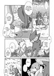  comic fish floatzel fruit luxray mikazuki_karasu pok&eacute;mon 