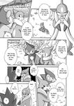  buizel comic floatzel fruit luxio luxray mikazuki_karasu pok&eacute;mon 