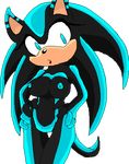  alpha_channel crossgender hedgehog mobian nipples solo sonic_(series) tron 