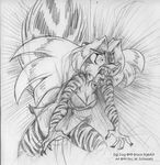  1999 angry eric_schwartz female greyscale monochrome pencils raised_tail skunk solo tail zig_zag 