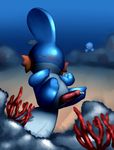  blush cloaca cum darkrobin eyes_closed hi_res male mudkip penis pok&eacute;mon solo squirtle underwater water 